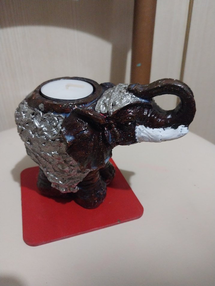 Gri Fil Figürin Dekoratif - Görsel 3