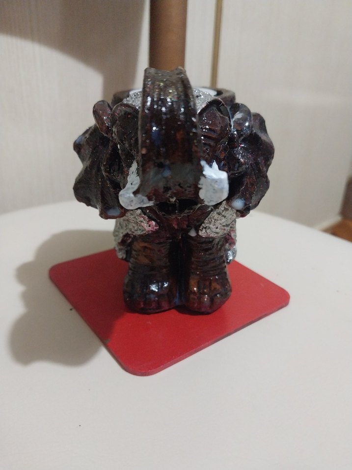 Gri Fil Figürin Dekoratif - Görsel 2