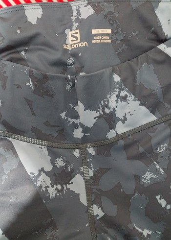 Kadın Mavi Batik Desenli Spor Tayt - Görsel 3