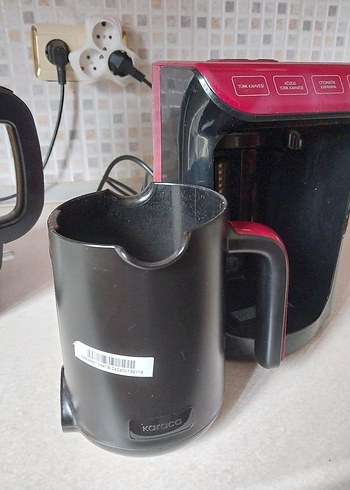 Kırmızı Türk Kahvesi Makinesi 5 Fincan Kapasiteli - Görsel 6