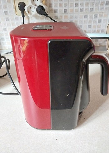 Kırmızı Türk Kahvesi Makinesi 5 Fincan Kapasiteli - Görsel 3