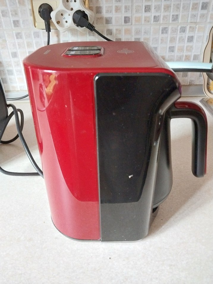 Kırmızı Türk Kahvesi Makinesi 5 Fincan Kapasiteli - Görsel 3