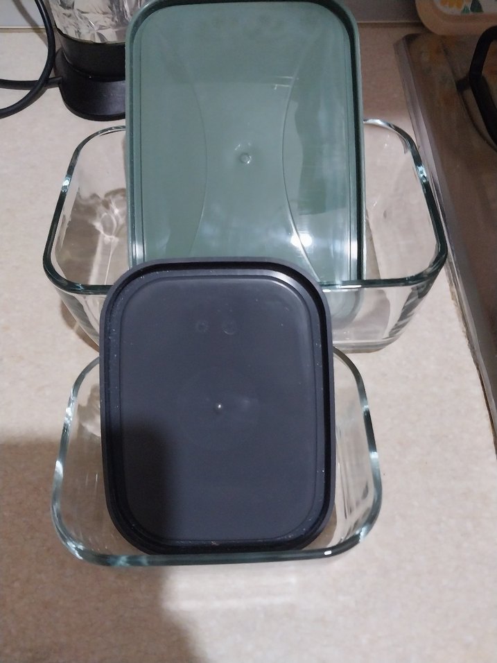 Yeşil Kapaklı Cam Saklama Kapları - Görsel 4