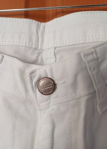 28 Beden beyaz Renk Beyaz Kadın Skinny Pantolon Regular Fit