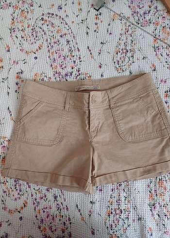 Bej Mini Kadın Şort