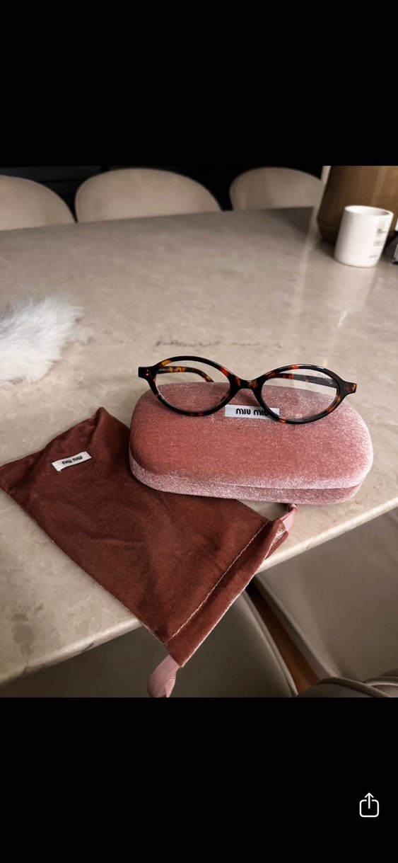 Miu miu optik gözlük - Görsel 3