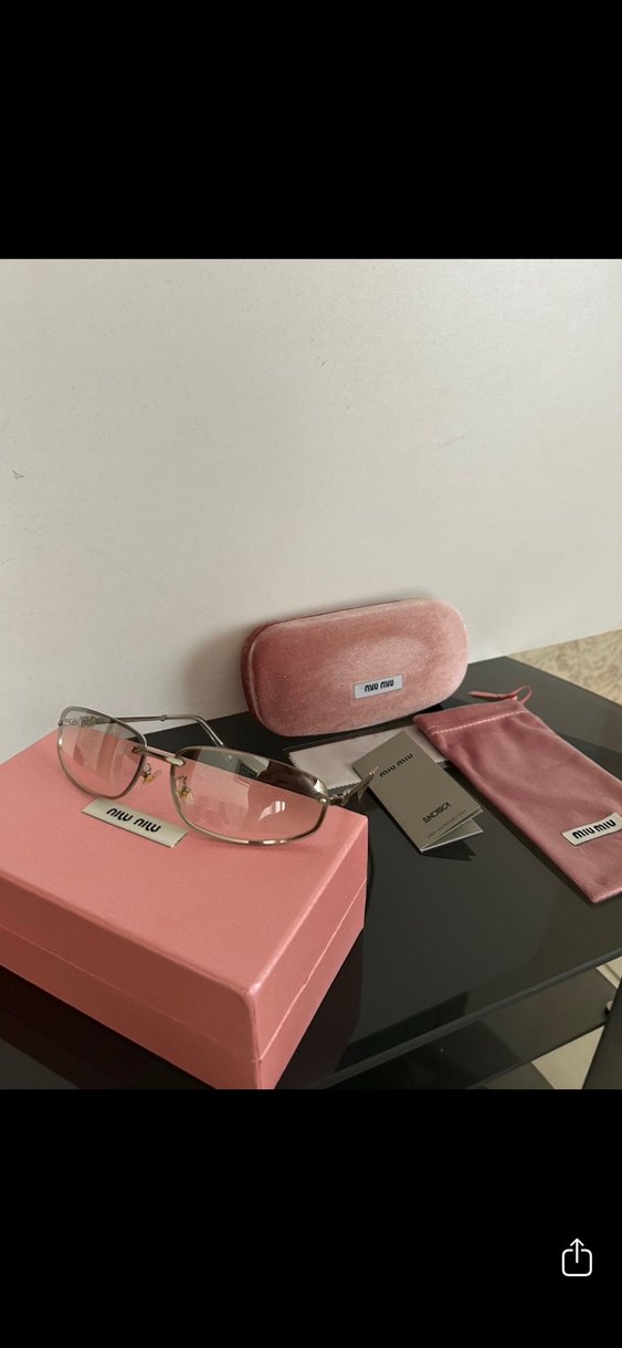 Bej miu miu gözlük - Görsel 5