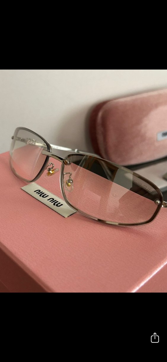 Bej miu miu gözlük - Görsel 4