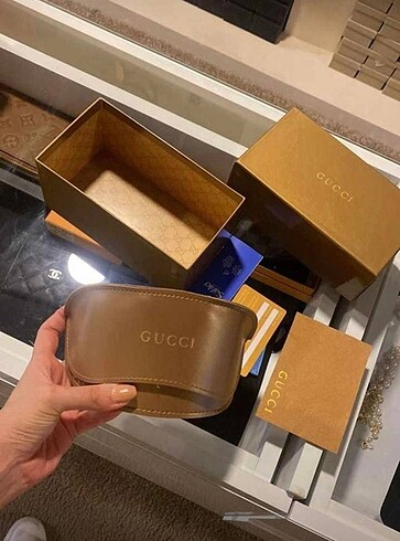 Gucci orijinal gözlük kutu set box