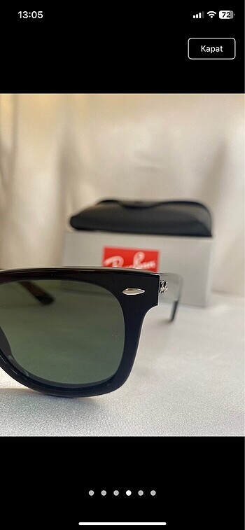 Beden siyah Renk RB 2140 901 50 EKARTMAN RAY-BAN WAYFERER