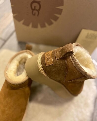 37 Beden kahverengi Renk Ugg platform chesnut