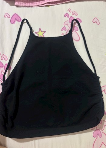Urban Outfitters siyah esnek crop