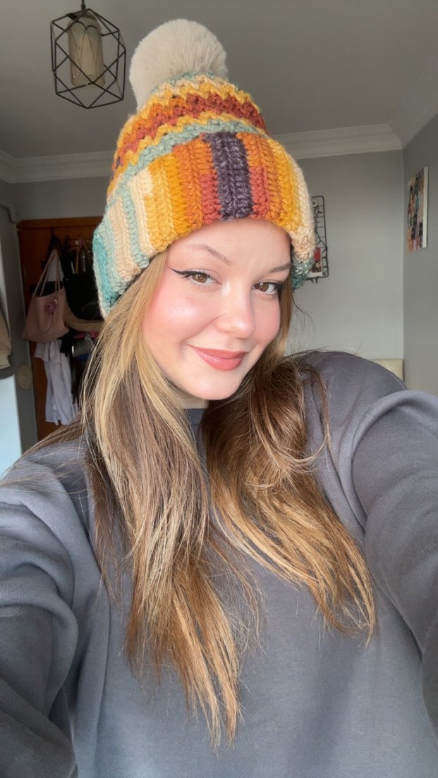 Kadın Çok Renkli Örgü Bere - Görsel 2