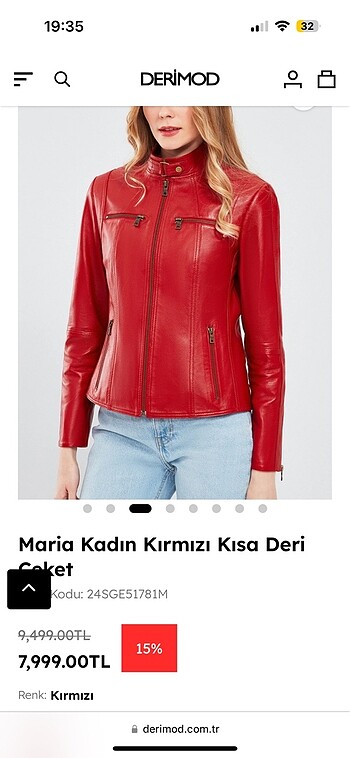 Derimod orjinal ceket