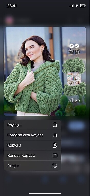 Puffy hırka