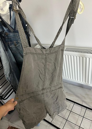 Zara Haki Keten Tulum Rahat Ve Sik Yazlik