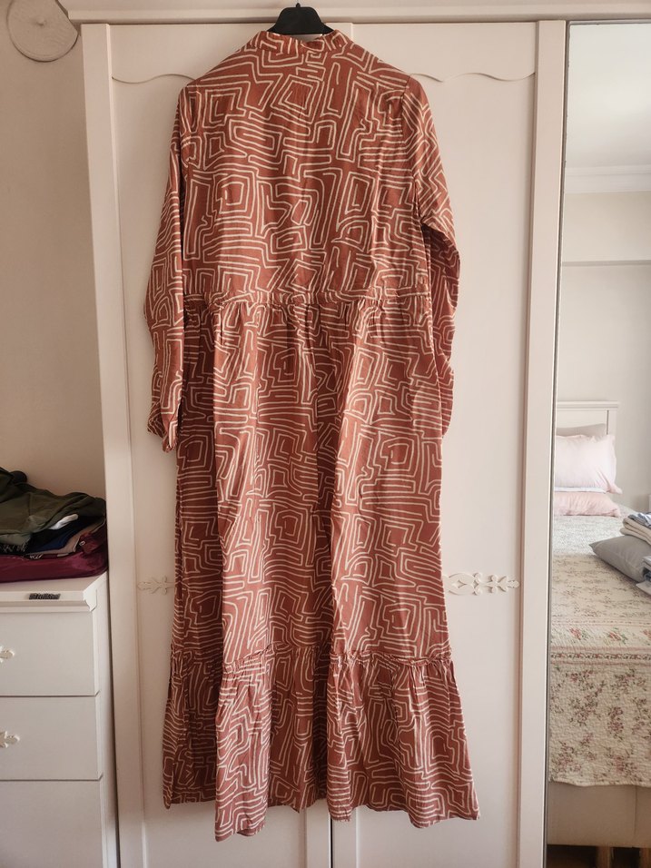 LcWaikiki Viskon Elbise - Görsel 4