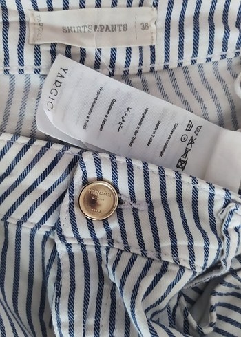 Kadın Gri Zebra Desenli Kemerli Denim Pantolon - Görsel 8