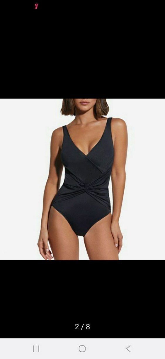 Siyah Mini Kadın Mayo - Görsel 2