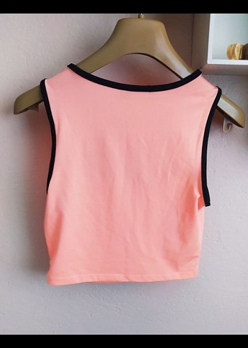 Turuncu Straplez Kısa Atlet - Görsel 6