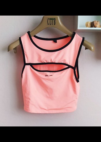 Turuncu Straplez Kısa Atlet - Görsel 5