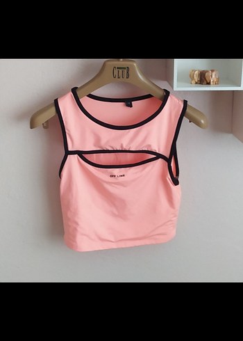 Turuncu Straplez Kısa Atlet - Görsel 9