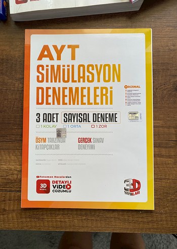 AYT Simülasyon Denemeleri - 3 Sayısal Test