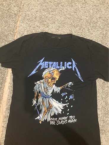 metallica tişört