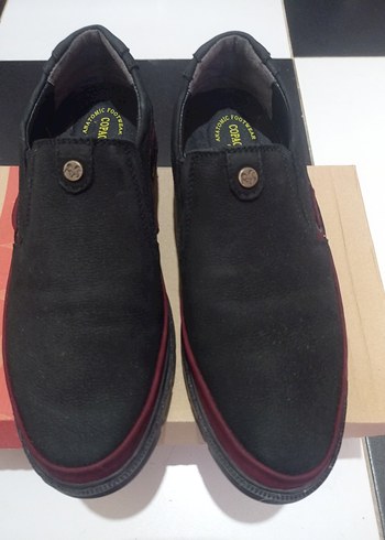 Siyah Erkek Günlük Cırt Cırtlı Ayakkabı - Görsel 2