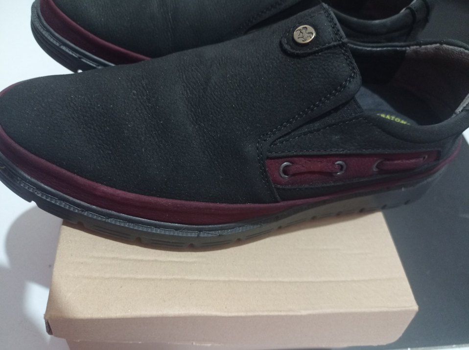 Siyah Erkek Günlük Cırt Cırtlı Ayakkabı - Görsel 3