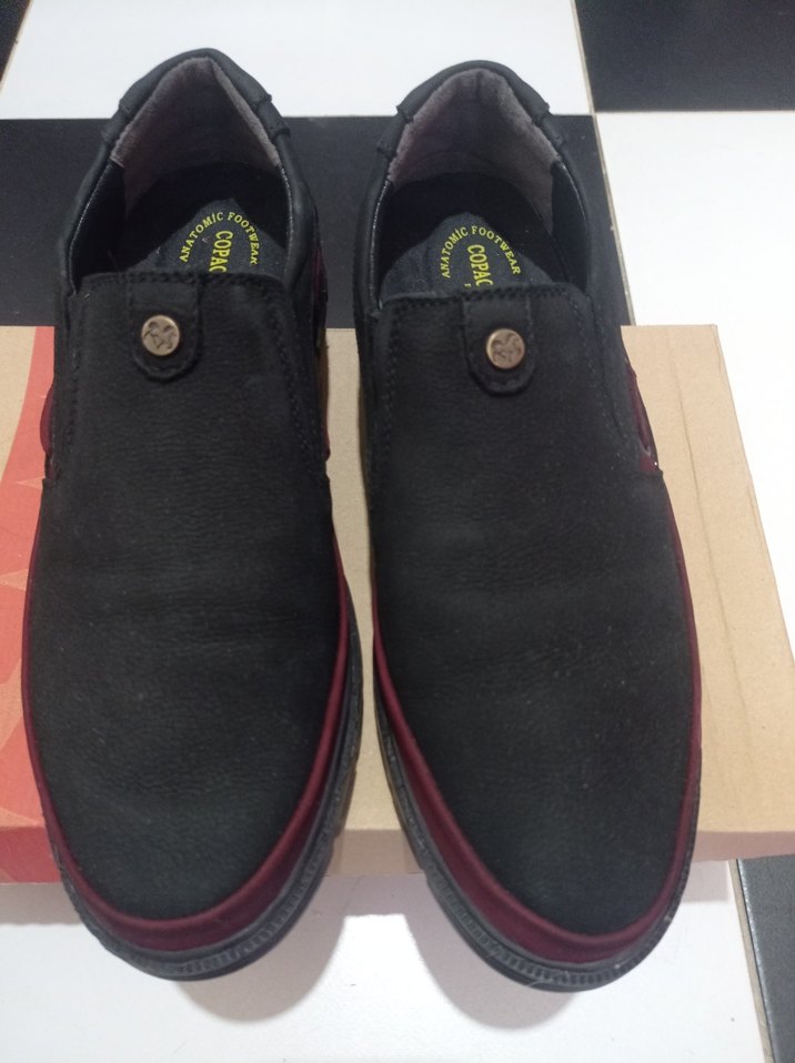 Siyah Erkek Günlük Cırt Cırtlı Ayakkabı - Görsel 2