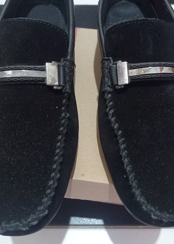 Siyah Süet Tokalı Erkek Loafer - Görsel 2