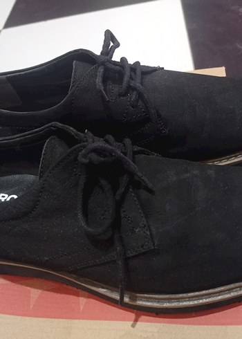 Siyah Süet Erkek Klasik Ayakkabı - Görsel 2