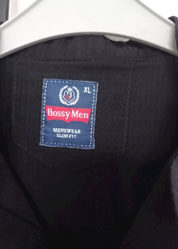 Erkek Siyah Uzun Kollu Keten Gömlek - Görsel 3