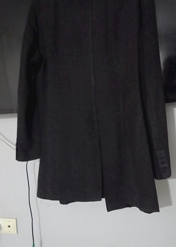 Siyah Süet Erkek mont - Görsel 3