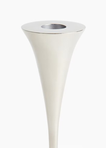 Beyaz Metal Şamdan - Görsel 2