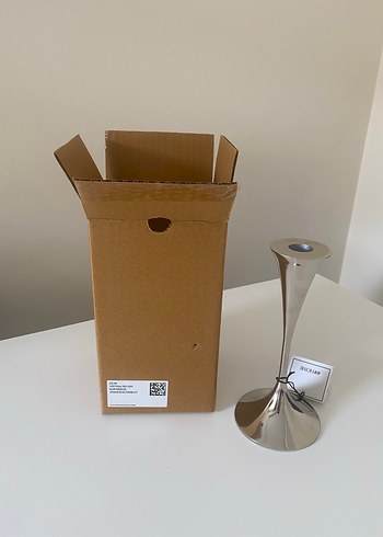 Beyaz Metal Şamdan - Görsel 3