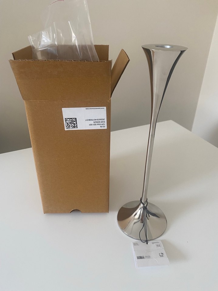 Parlak Beyaz Şamdan - Görsel 3