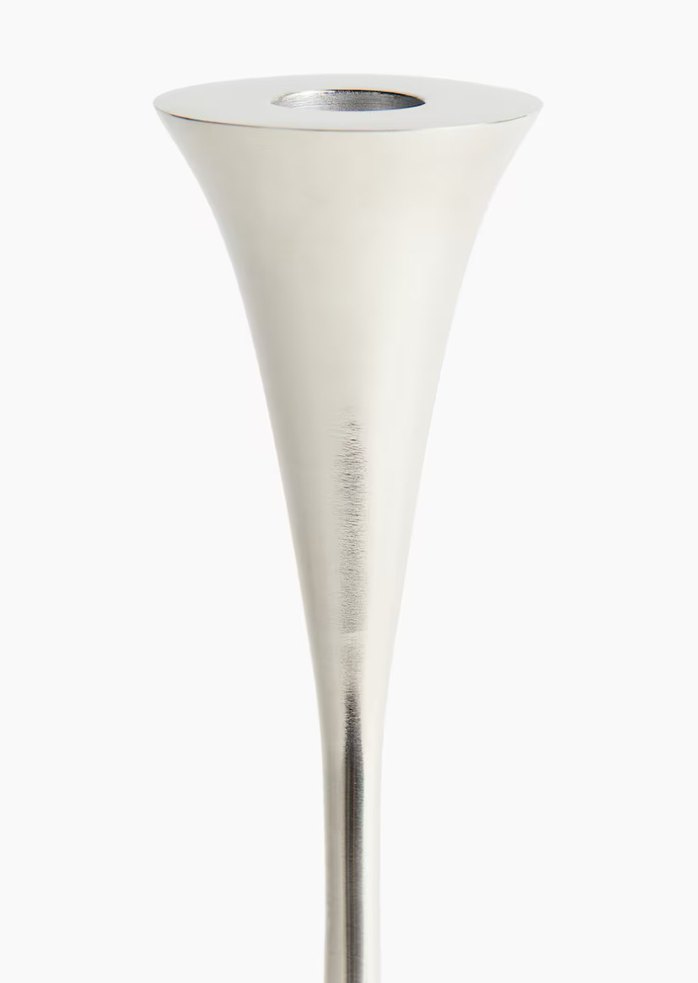 Parlak Beyaz Şamdan - Görsel 2