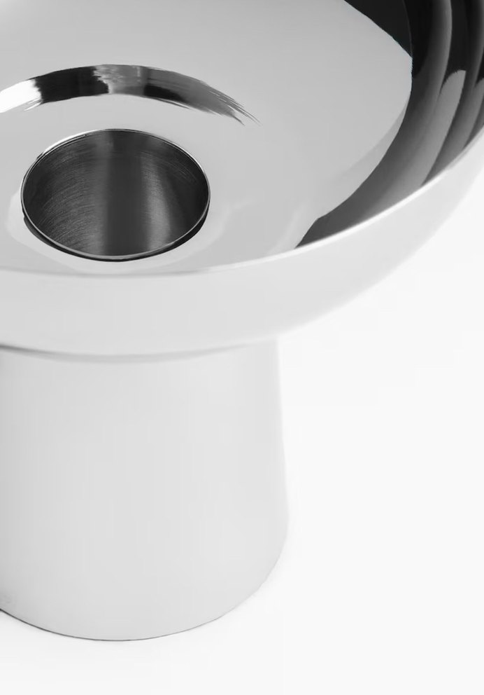 Küçük paslanmaz Çelik şamdan - Görsel 4