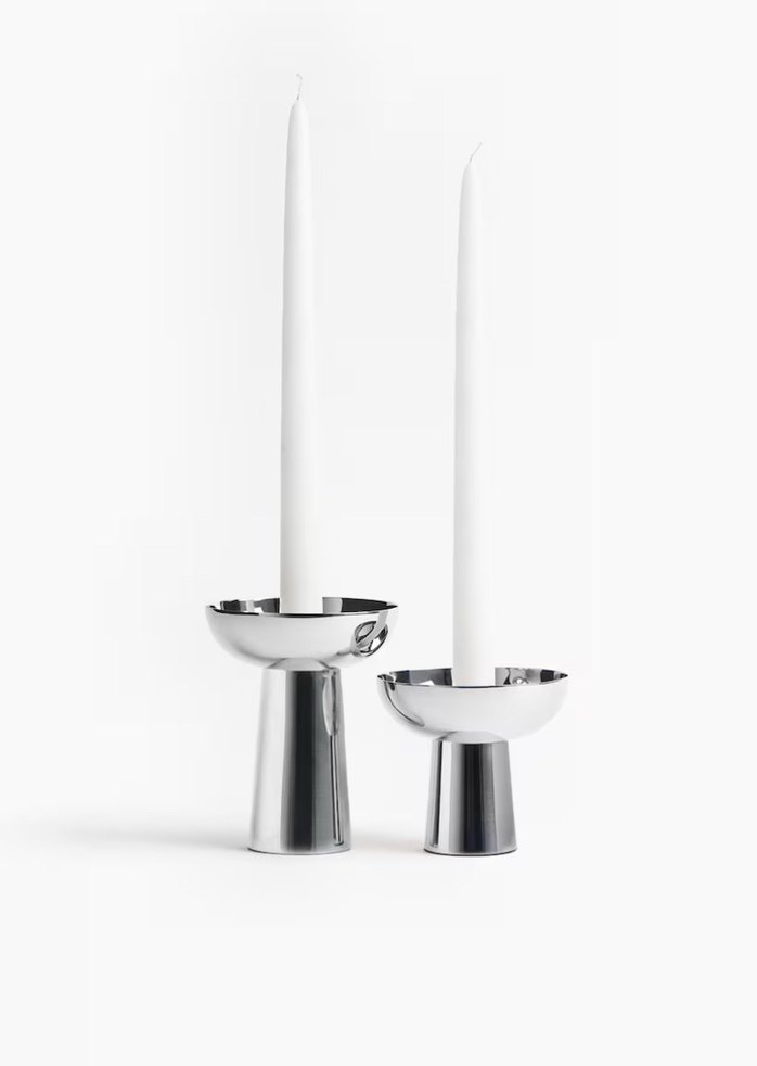 Küçük paslanmaz Çelik şamdan - Görsel 3