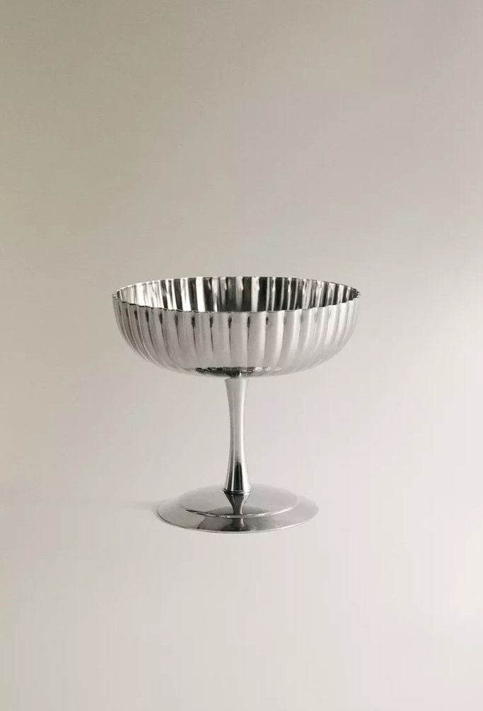 Dalgalı metal kadeh - Görsel 2