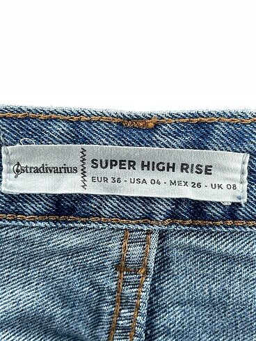 Stradivarius Jean / Kot Şort %70 İndirimli. - Görsel 4