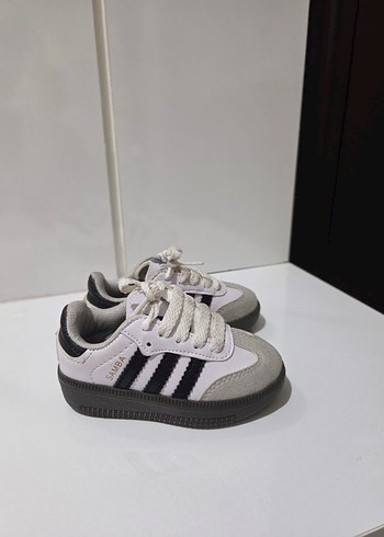 Beyaz Erkek Çocuk Sneaker - Cırtlı - Görsel 2