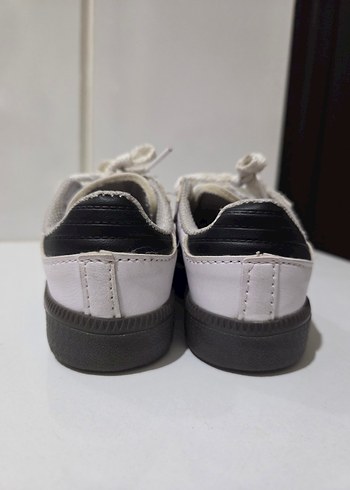 Beyaz Erkek Çocuk Sneaker - Cırtlı - Görsel 4