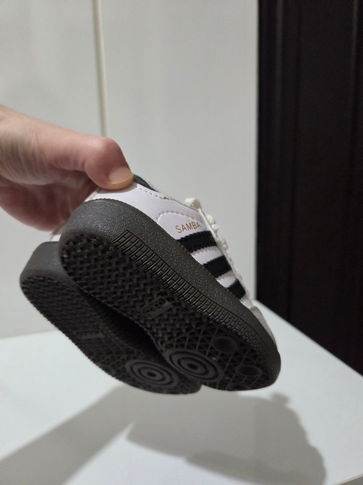 Beyaz Erkek Çocuk Sneaker - Cırtlı - Görsel 3