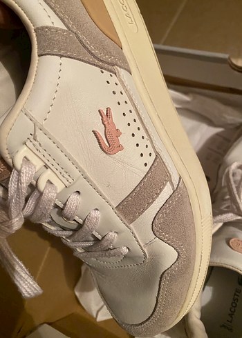 Lacoste Kadın Beyaz Spor Ayakkabı Sneaker - Görsel 5