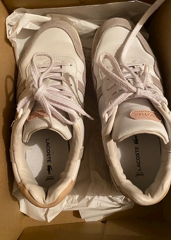 Lacoste Kadın Beyaz Spor Ayakkabı Sneaker - Görsel 3