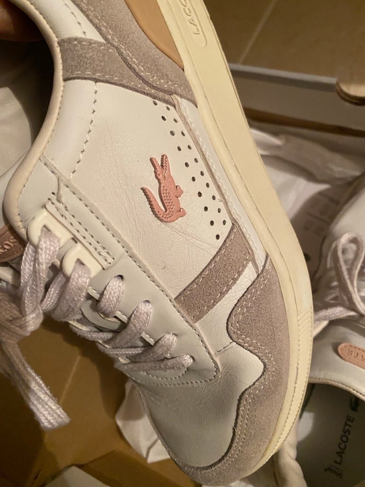 Lacoste Kadın Beyaz Spor Ayakkabı Sneaker - Görsel 5