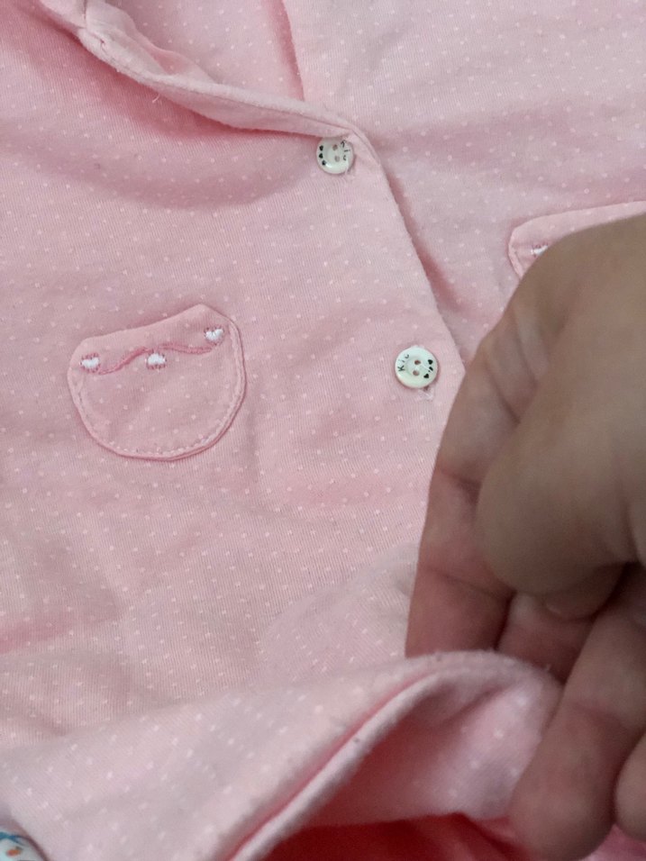 Kız Bebek Pembe Kapüşonlu Tulum - Görsel 4